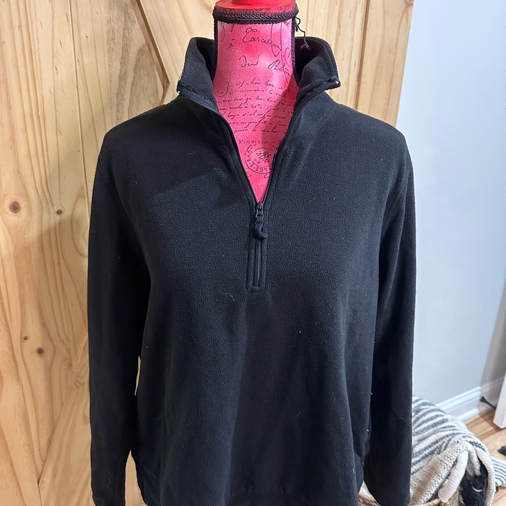 Old Navy Black Zip-Up Sweater